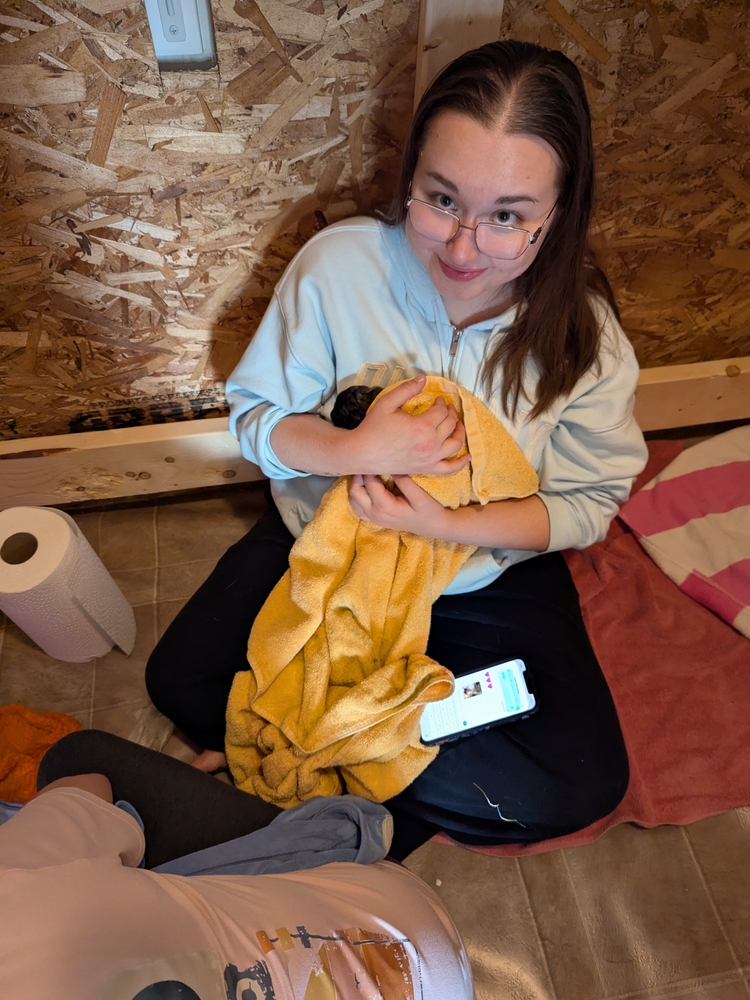 the first one, wrapped in yellow